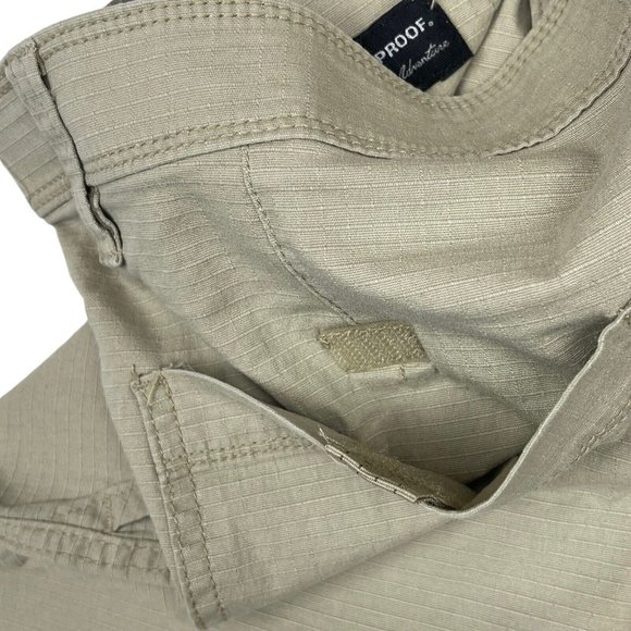 NWT Men’s Weatherproof Tan Size 32 Utility Trail Shorts Stretch Flex Waistband - Picture 6 of 8